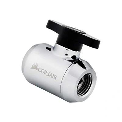 Image of Corsair Hydro X Series XF Fill/Drain Valve Chrome (CX 9055020 WW)