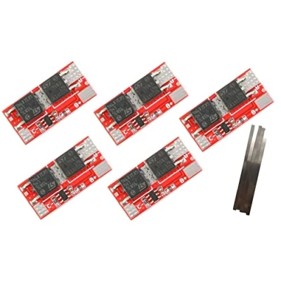 Image of TECNOIOT 5pcs 1S 10A 4.2V Li Ion Lithium 18650 BMS PCM Charging Battery Protection Board + Nickel Strip
