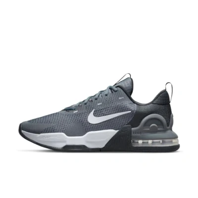 Image of Nike Men&#039;s M Air Max Alpha Trainer 5 Sneaker, Smoke Grey White Dk Dark Grey, 11 UK