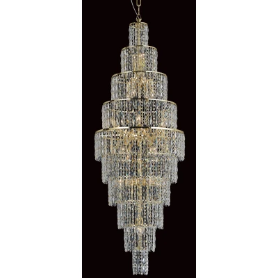 Image of New York 24 Light Gold Long Crystal