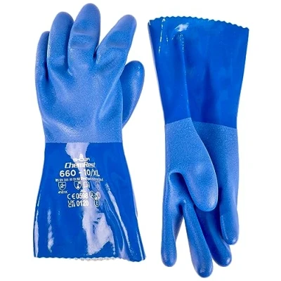 Image of Showa 660 Waterproof Oil Resistant Gauntlets 10/Extra Large 1 Pair