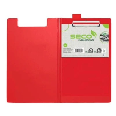 Image of Seco Foldover Clipboard A4+ Red