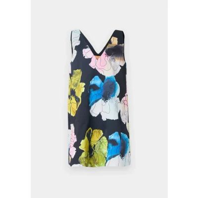 Image of Stine Goya MINI Dress Double Sided Day dress, Women&#039;s, Size: Medium, Watercolor bloom