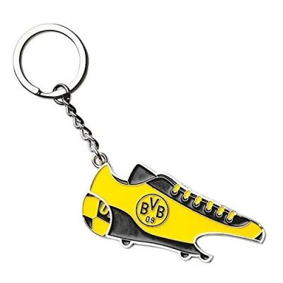 Image of Borussia Dortmund, Keychain with shopping chip &amp; opener, black yellow,