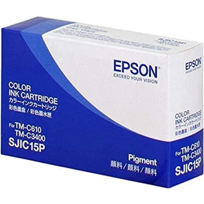 Image of Epson SJIC15P Print cartridge 1 x colour (cyan, magenta, yellow)