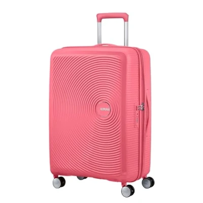 Image of American Tourister Soundbox Spinner M Expandable Case, 67 cm, 81 L, Pink (Sun Kissed Coral)