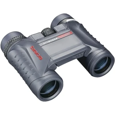 Image of Tasco Offshore 12 x 25 mm Compact Binocular, 200122. BK 7 Roof Prism Binocular with Anti reflection Coatings, WaterpRoof, Blue