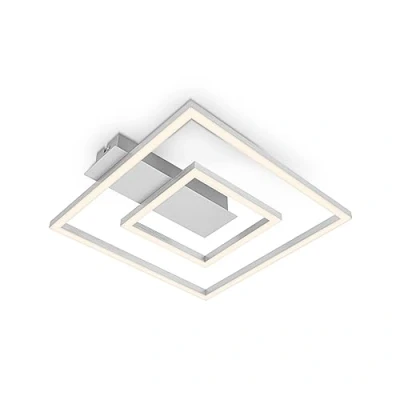 Image of Briloner 3772 LED ceiling light with two frames aluminium