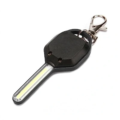 Image of Mini Keys Shape Lamp Torch Pocket Size Keychain Waterproof Flashlight Small Led Keyring Light Camping Hiking