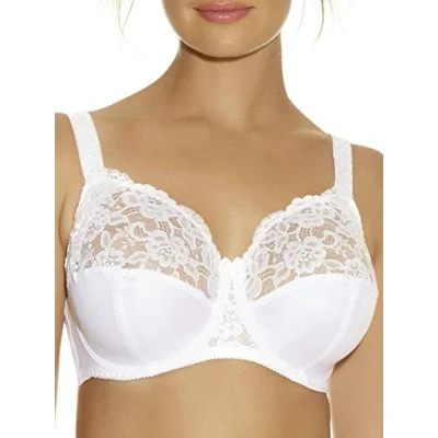 Image of Fantasie Womens Belle Full Cup Bra White Size 32JJ
