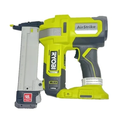 Image of RYOBI ONE+ 18 Gauge Cordless AirStrike Narrow Crown Stapler P361 Green