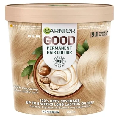 Image of Garnier GOOD Permanent Hair Dye 9.1 Vanilla Blonde