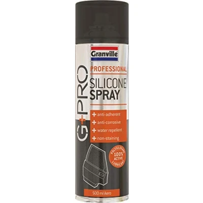 Image of Granville G+PRO Professional 1088 Car Home Multi Purpose Water Repellent Anti Corrosive Non Staining Clear Silicone Spray Lubricant **Made In UK**