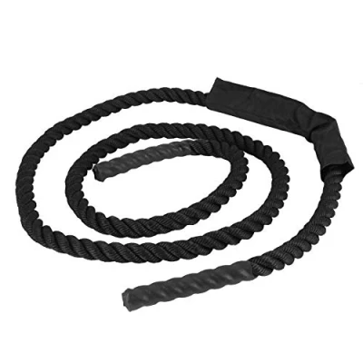 Image of Eighosee Fitness Heavy Jump Rope Weighted Battle Skipping Ropes Power Training Strength Muscle 25mm