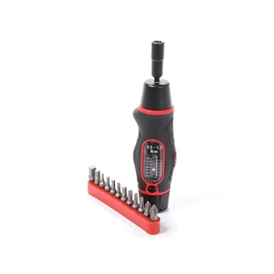 Image of Norbar NOR13700 0.3 1.5 N m 1/4 Inch Hex Torque Screwdriver Kit Silver