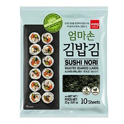 Image of Wang Brand Sushi Nori Roasted Seaweed (10 Sheets) 23g