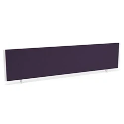Image of Impulse/Evolve Plus Bench Screen 1800 Bespoke Tansy Purple White Frame