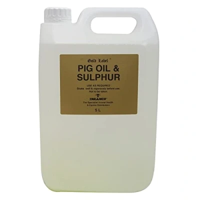 Image of Gold Label Pig Oil &amp; Sulphur x 5 Lt