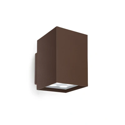 Image of Afrodita Outdoor LED Up &amp; Down Wall Light Brown 10cm 1690lm 3000K IP55