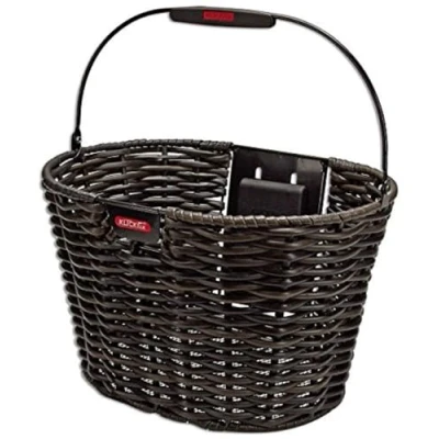 Image of KLICKfix Structura Oval Front Basket Black