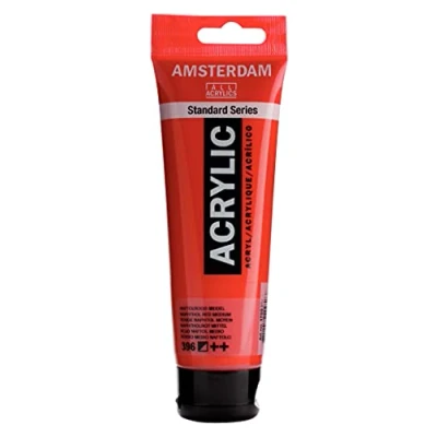 Image of Amsterdam Standard Series Acrylic Tube 120 ml Naphthol Red Medium 396 (17093962)