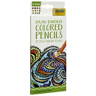 Image of Vivid Imaginations &quot;Adult Colouring 12ct Dual Sided Pencils (Multi Colour)
