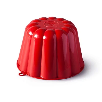 Image of Kilo L30R Traditional Jelly Mould Red, Plastic,5.91 x 3.94 5.91 cm; 70 Grams
