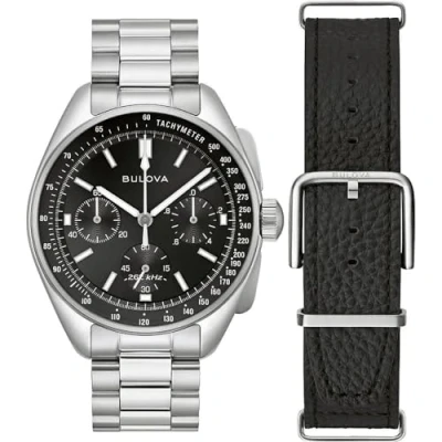 Image of Bulova Men&#039;s Chronograph Quartz Watch with Stainless Steel Strap 96K111