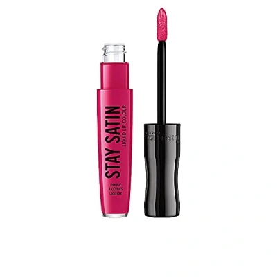 Image of Rimmel London Stay Satin Liquid Lipstick, Obsession, 5.5 ml