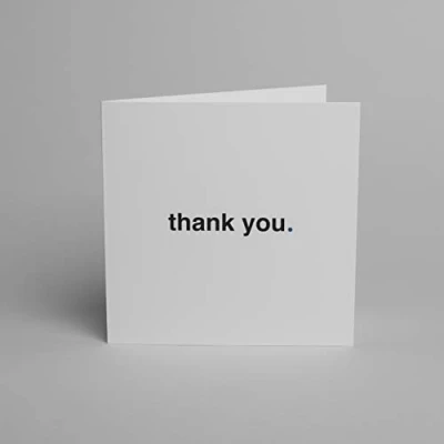 Image of Blake Note Cards Sage Thank You Ice White with envelopes 150mm x Pack of 10