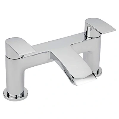 Image of Milano Razor Modern Bath Filler Tap Chrome