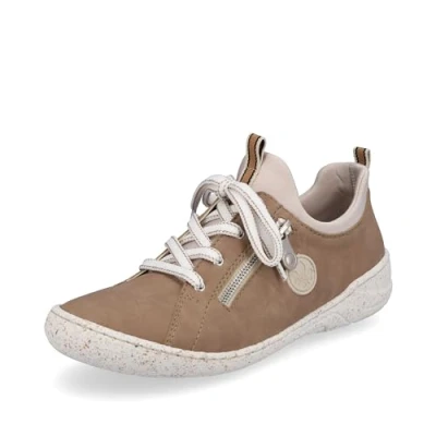 Image of Rieker Women&#039;s 54573 Sneaker, Beige, 6.5 UK