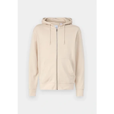 Image of Jack &amp; Jones Jjecharge ZIP HOOD Zipup sweatshirt, Men&#039;s, Size: XS, Moonbeam