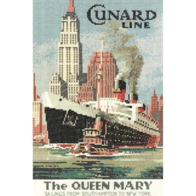 Image of Heritage Crafts The Queen Mary Cross Stitch Kit