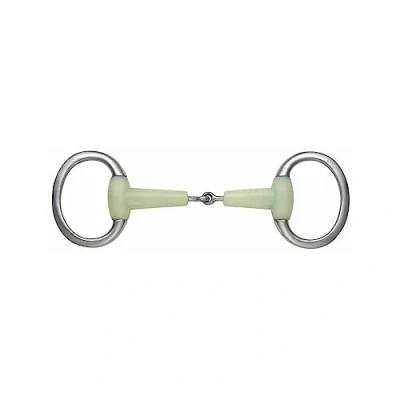Image of Shires Equikind Jointed Eggbutt Flat Ring 5&quot;