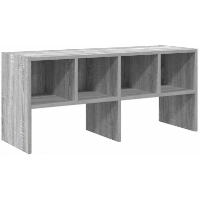 Image of vidaXL Shoe Rack Stackable Grey Sonoma 89.5x30x40 cm