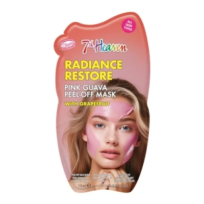 Image of 7th Heaven Pink Guava Peel Off Face Mask with Grapefruit Radiance Restore All Skin Types