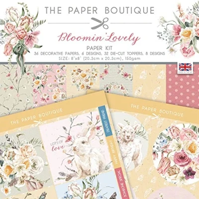 Image of The Paper Boutique Bloomin Lovely Kit, Multicoloured, 8 x inches