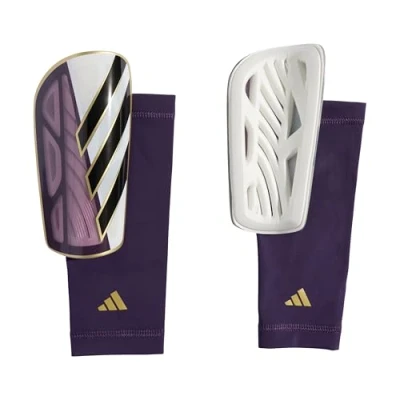 Image of adidas Unisex TIRO SHINGUARD LEAGUE, aurora plum/white/gold met./black, L