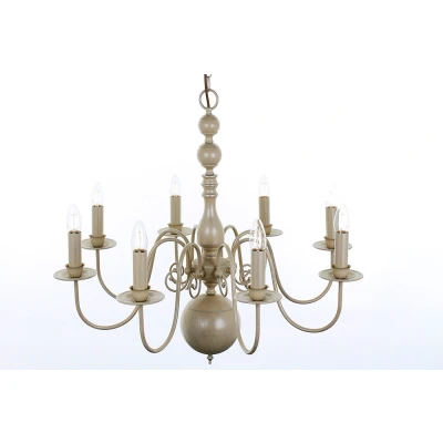 Image of Bologna Flemish Cream 8 Arm Chandelier