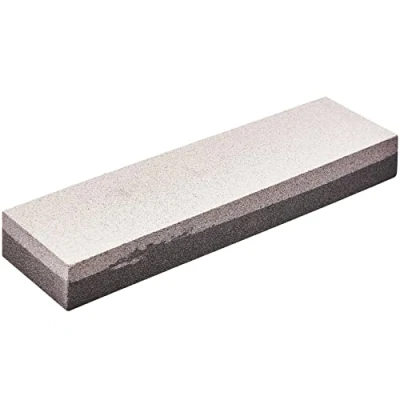 Image of 8&quot; Combination Sharpening Stone Whetstone Knife Blade Chisel Hand Tools Wet Oilstone Fine Coarse Double Sided &amp; Colour 120 240 Or Medium Grit Workshop DIY Carpenter Garage UK Free P&amp;P