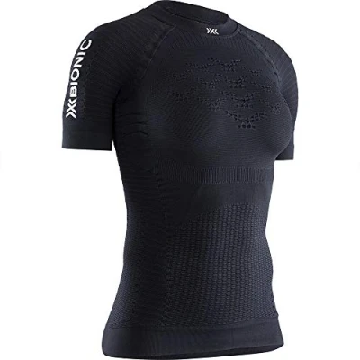 Image of X BIONIC Women Effektor 4.0 Run Short Sleeve Shirt Opal Black/Arctic White, Small