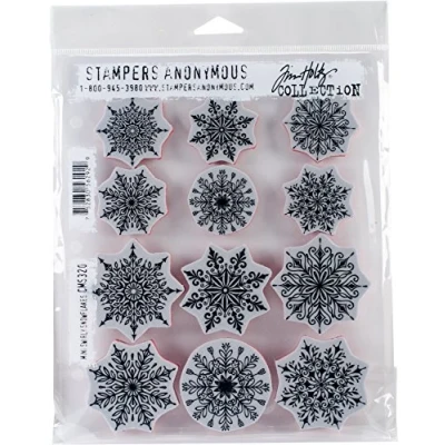 Image of Stampers Anonymous Tim Holtz Cling Stamps, Multi Colour, 24.13 x 19.05 0.76 cm