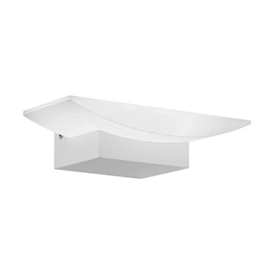 Image of EGLO Wall Light, Aluminium Plastic, Fest verbaut, 5.6 W, White
