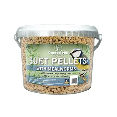 Image of Copdock Mill Suet Pellets with Mealworms Tub 3kg
