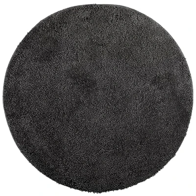 Image of Brandsseller Bath Mat Diameter 60 cm Round Black