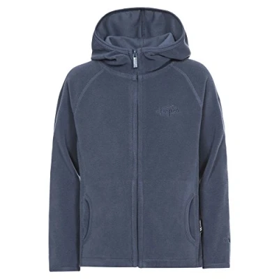 Image of Trespass Melvin, Navy, 2/3, Ultralight Microfleece with Hood 150gsm for Kids / Boys, Age 2 3, Blue