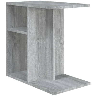 Image of vidaXL Side Table Grey Sonoma 50x30x50 cm Engineered Wood