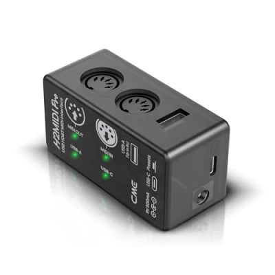 Image of CME H2MIDI Pro Advanced USB Host MIDI Interface with Router, Filter, Mapper, Future Proof 32 Bit Processor, Dual Power Mode Minimal Size, Maximum Features for Guitarists &amp; Producer