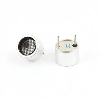Image of 12mm Dia Aluminium Case 40KHz Receiver Ultrasonic Transmitter TR